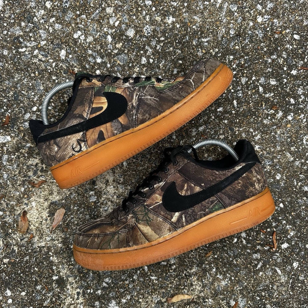 Nike Air Force 1 Low‎ x Realtree Camo Men's Size 10.5 AF1 Limited Edition RARE